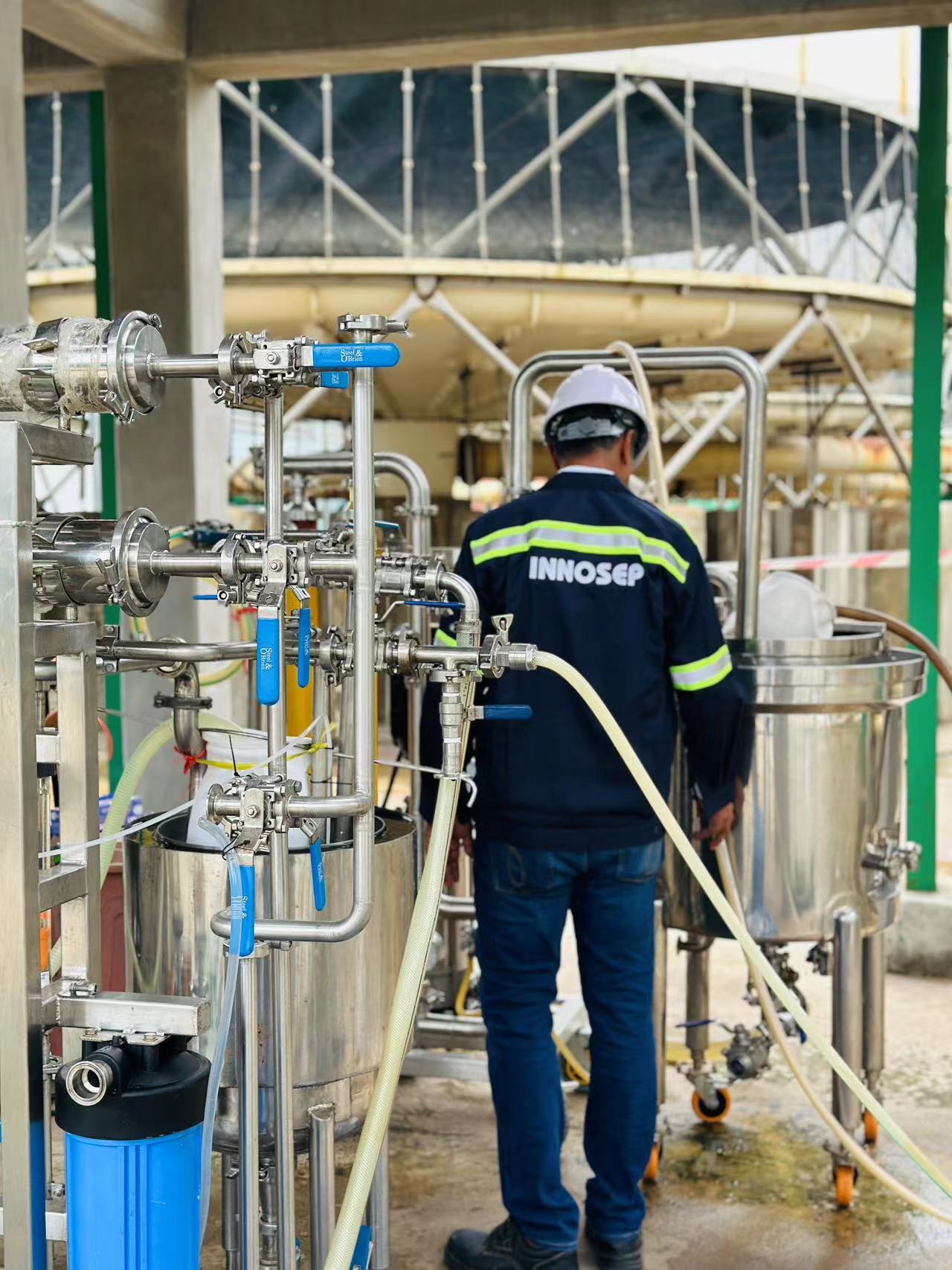 Innosep Launches Field Test for Cooling Tower Water Recovery Project